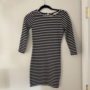 Springfield Navy and White Striped Dress